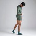 Senti Men's Merino Boxer Briefs в цвят Thyme Green