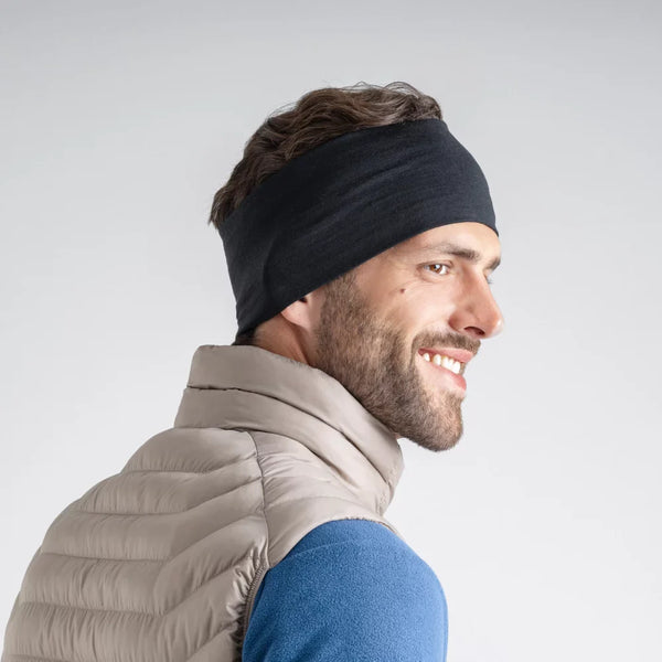 Senti Merino Headband в цвят Purple