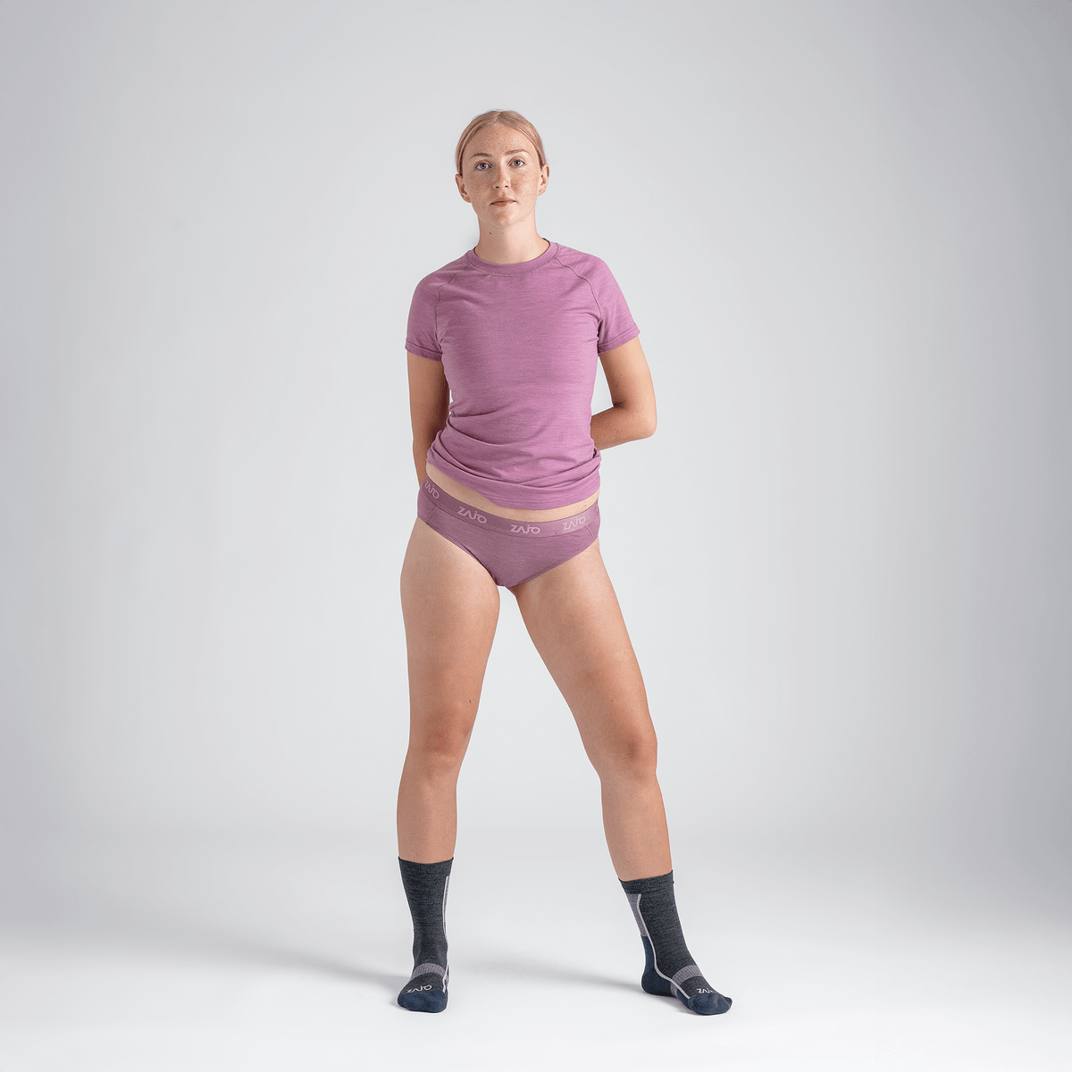 Senti Women's Merino Briefs в цвят Lila Haze