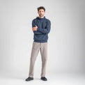 Vespero Men's Merino Hoodie в цвят Navy